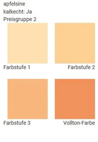 Casanatura Wandfarben in apfelsine